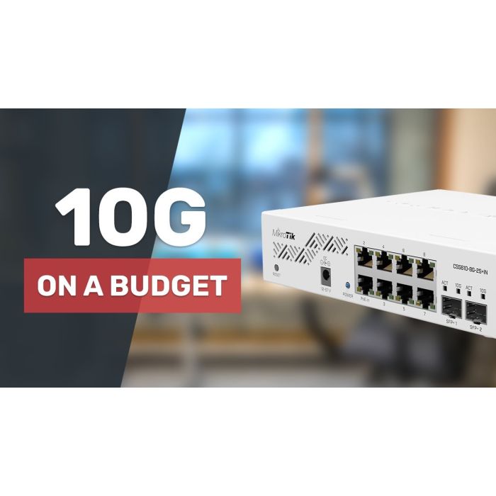MikroTik product news: CSS610