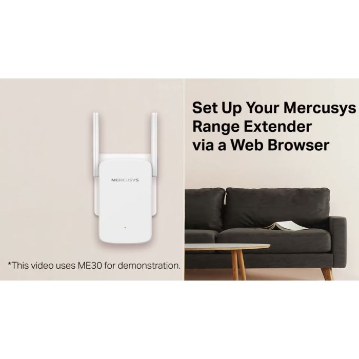 How to Set Up Your Mercusys Range Extender via Web Browser (ME30, etc.)