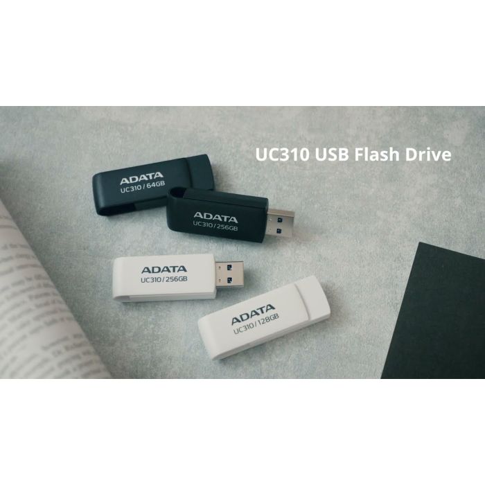 ADATA UC310 USB Flash Drive - Convenient Capless Swivel