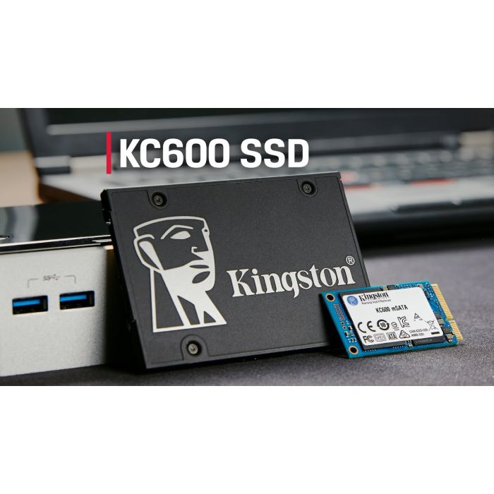 Up to 2TB 2.5" and mSATA SSD with Hardware-based Self-encryption – Kingston KC600