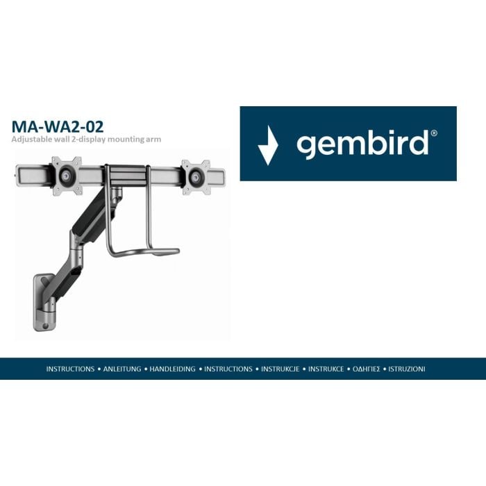 Gembird MA-WA2-02 installation instructions