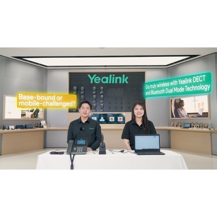 WH68 Demo: One Wireless Headset. Two Modes. Total Freedom #yealink #wireless #wirelessheadset
