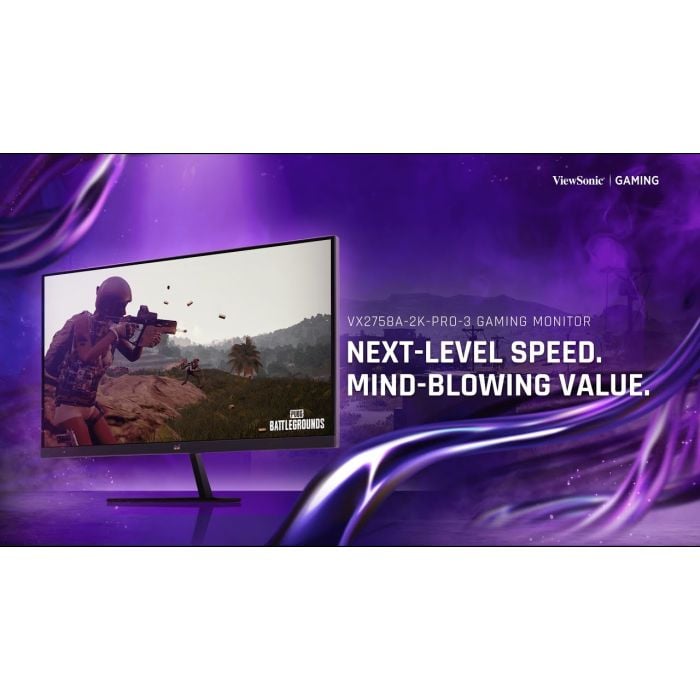 ViewSonic GAMING | VX2758A-2K-PRO-3 Gaming Monitor – Next-Level Speed. Mind-Blowing Value
