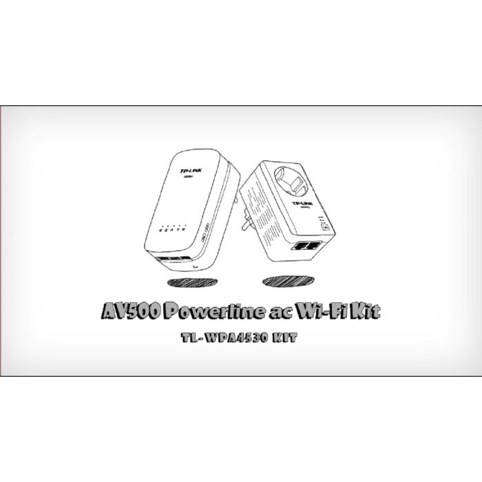 TP-Link AV500 Powerline AC750 Wi-Fi KIT (TL-WPA4530 KIT)