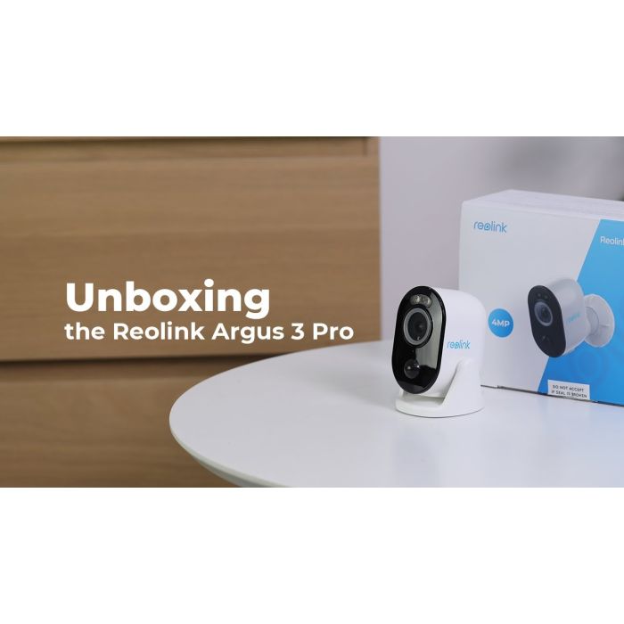 Reolink Argus 3 Pro Unboxing| 2K Spotlight Wire-Free 2.4/5GHz WiFi Cam with Person/Vehicle Detection