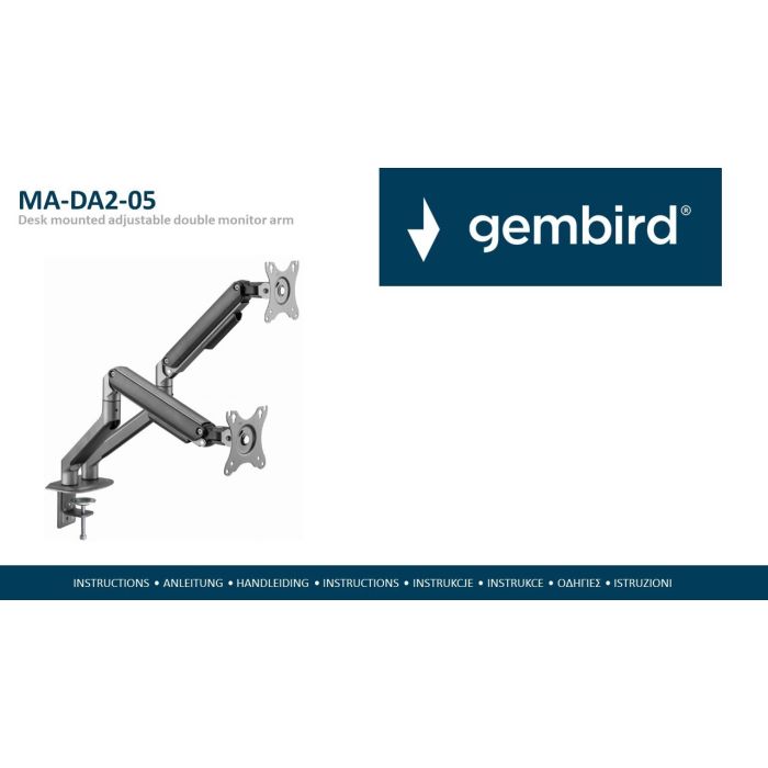 Gembird MA-DA2-05 Installation Instructions