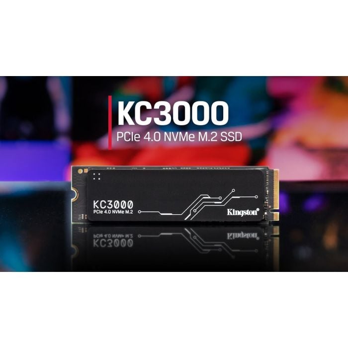 NVMe M.2 2280 SSD with PCIe 4.0 Performance – Kingston KC3000