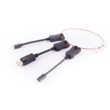 Set HDMI-A adaptera, DP/mDP/USB-C priključci, 4K pri 60 Hz
