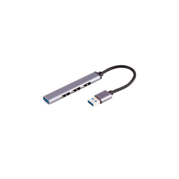 USB-A hub, USB 3.0, 4 USB-A portova, aluminijumsko kućište