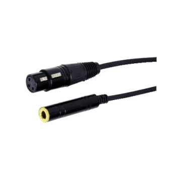 Mikrofosnki kabal XLR f - 6.3mm mono f 3m