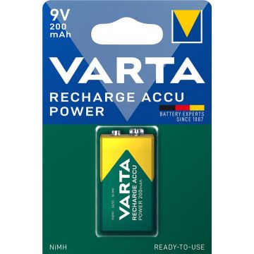 Baterija 9V 200mAh Varta