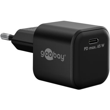 Punjač USB C PD GaN 65W Goobay (crni)
