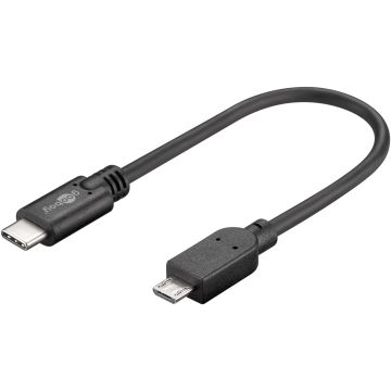Goobay USB-C m na micro USB-B 2.0 m kabl 0.2m