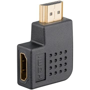 Adapter HDMI F-HDMI M 270° Flat 8K
