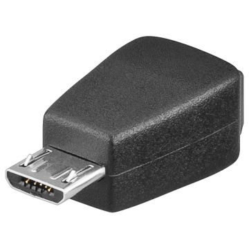 Adapter USB micro B m - USB mini B f