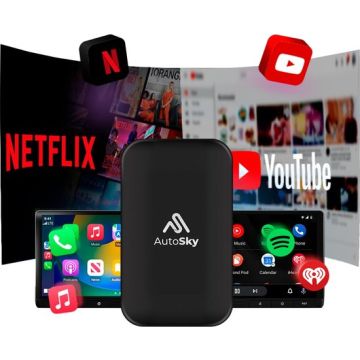 AutoSky AI Box Lite Plus 2.0 bežični CarPlay adapter