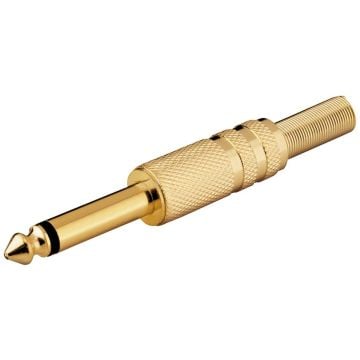 Goobay konektor banana 6.3mm (mono pozlaćeni) 11024