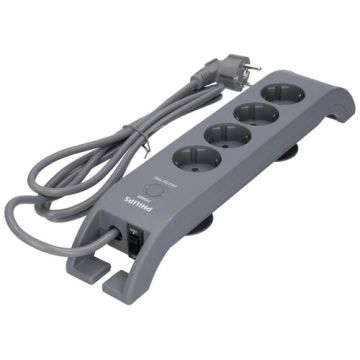 Razvodnik sa 4 utičnice sa prekidačem 2m Philips SPN3140A/58