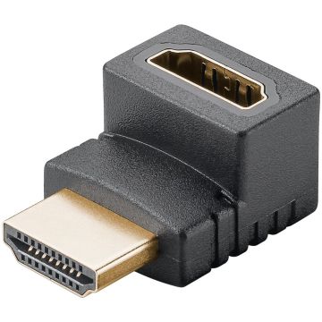 Adapter HDMI F-HDMI M  90° L 8K