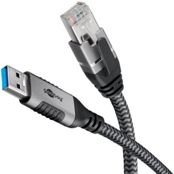 Kabl USB-A 3.0 na RJ45 Cat6 FTP 1.5m