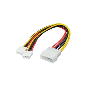 Kabl Molex - 2x 4pin fan 0.2m