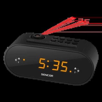 Sencor SRC 3100 B FM radio alarm sa projektorom vremena