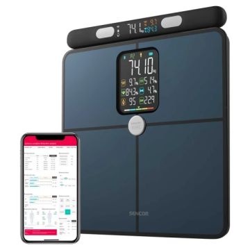 Fitnes smart vaga Sencor SBS 9102BK/LCD/crna
