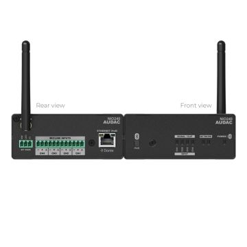 Audac NIO240 - Dante™/AES67 mrežni I/O modul, 4x Mic/Line ulaz