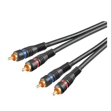 HQ Kabl 2x RCA m - 2x RCA m 1.5m-5m