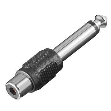 Audio adapter RCA f - 6.3mm MOm (mono) AC4