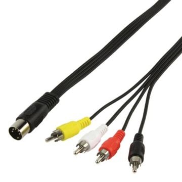 Kabl DIN5 - 4x RCAm 1.5m A30