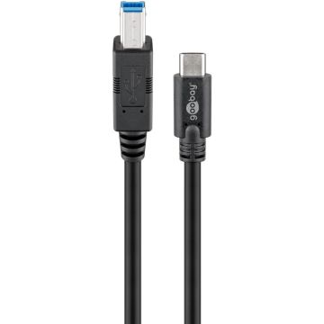 Goobay kabl USB B m - USB C m 1m