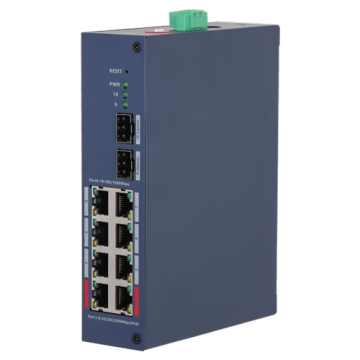 Dahua upravljivi Layer 2 8+2 portni PoE switch CHS4210-8GT-110