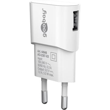 USB A punjač 5W Goobay (beli)