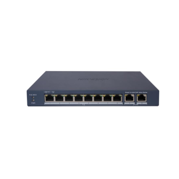 Hikvision DS-3E1310P-EI 10-portni (8+2) megabitni PoE svič