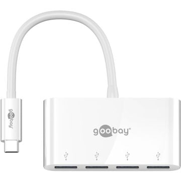 USB-C multiport adapter USB A x 4 Goobay