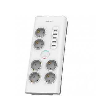 Razvodnik sa 6 utičnica + 5 USB portova 2m SPN7060WA/58