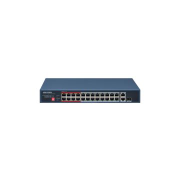 HikVision DS-3E0326P-E/M(C) 24-portni (24+2) layer 2 PoE switch