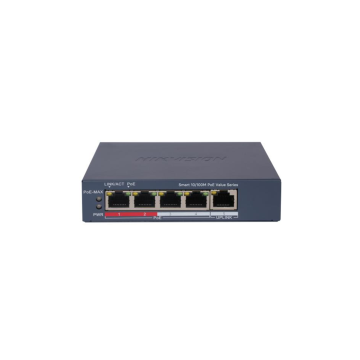 HikVision DS-3E1105P-EI/M 4-portni PoE switch