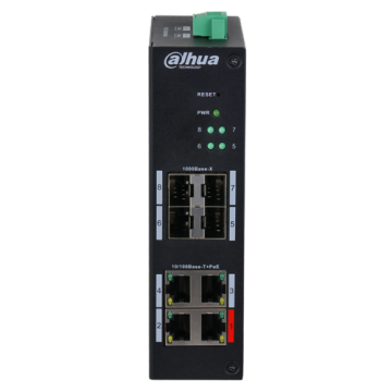 Dahua HS4408-4ET-96 4-portni PoE switch + 4x SFP porta