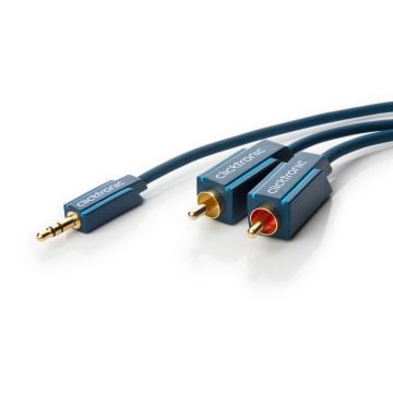 Kabl 3.5mm STm - 2x RCAm Clicktronic, 1m-5m