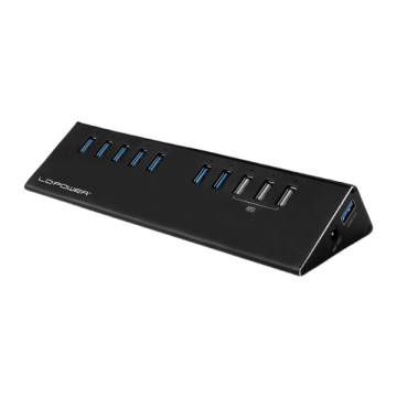 USB 3.0 Hub sa 10 (7+3) portova LC-HUB-ALU-2B-10 LC Power