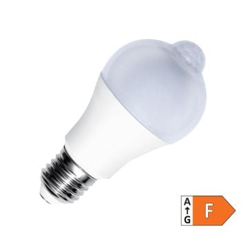 PROSTO LED hladno bela sijalica sa PIR senzorom LS-A60/PIR-E27/10-CW 10W