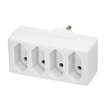 Razvodnik sa 4 euro utičnice NV24/WH-P 