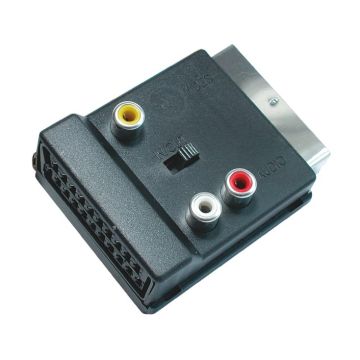 Adapter V52S SCART m - 3xRCA f+SCART f sa prekidačem