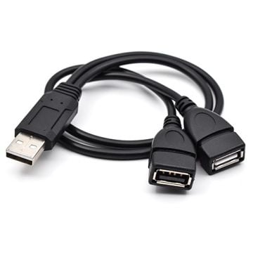 USB-A spliter 1M na 2F KT-USBS201
