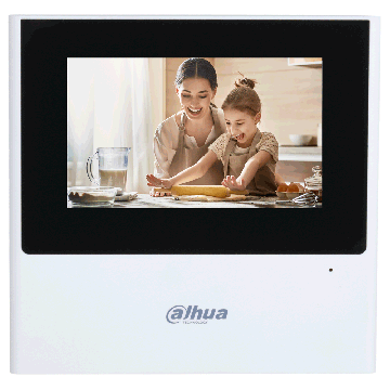 IP SIP 2.0 video intercom hands-free monitor, touch-screen Dahua VTH2611L-WP