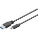 Kabl USB C - USB A 3.0 0.15m