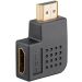Adapter HDMI F-HDMI M 270° Flat 8K