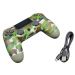 Gembird JPD-Wireless-Thrillershock - bežični gamepad PC/PS4, CAMO zeleni
